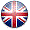 круглый значок британского флага