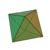 Октаэдр - правильный многоугольник с 8 гранями и 6 вершинами