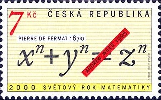 Чешская почтовая марка 2000 г. с формулой ВТФ