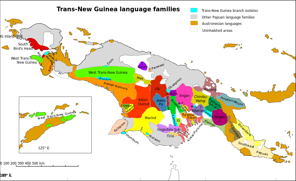 Языковые семьи Папуа-Новой Гвинеи