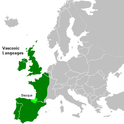 Гипотетическая васконская языковая область
