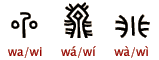 Знак WA/WI