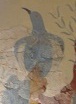 Изображение птицы на стене Кносского дворца