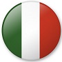 круглый значок итальянского флага