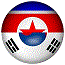 круглый значок корейского флага