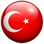 круглый значок турецкого флага