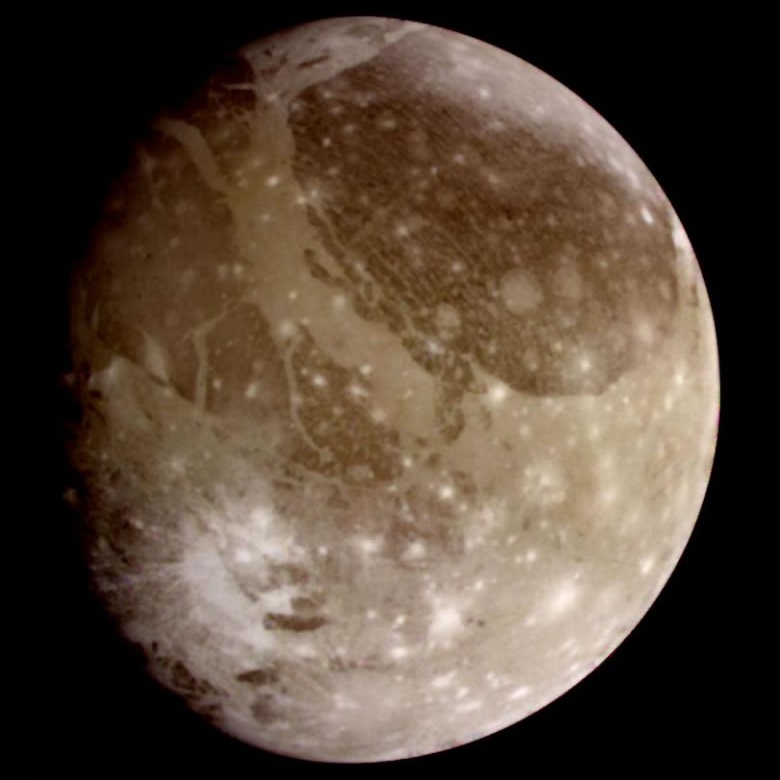 Ганимед - галилеевский спутник Юпитера