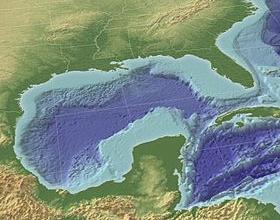 Мексиканский залив - затопленная астроблема