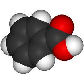 Кольцевая молекула бензойной кислоты
