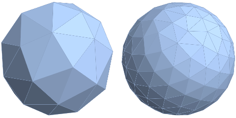 Многогранные сферы из пятиугольников и треугольников