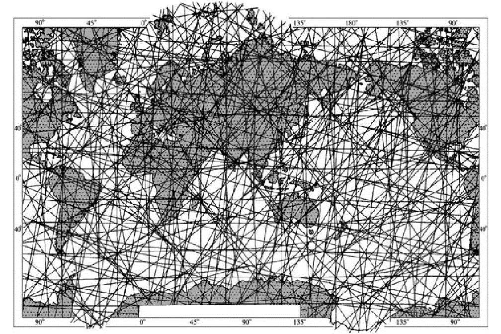 Карта каркаса планетарной трещиноватости