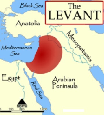 Левант - Ливан, Сирия и Палестина