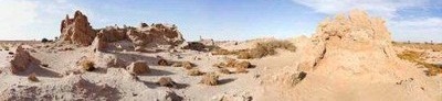 Руины укреплённого комплекса древних ливийцев