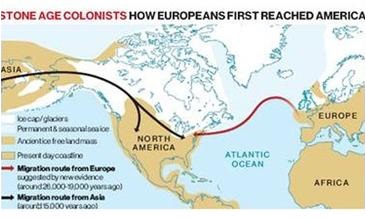 Заселение Северной Америки из Сибири и Северной Европы