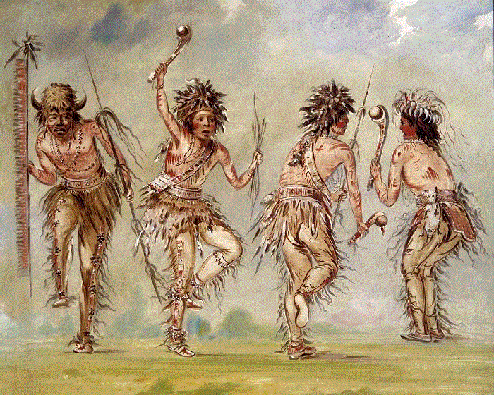 Танцы кловисцев (художественная картина)