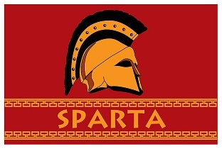 Флаг команды Спарта
