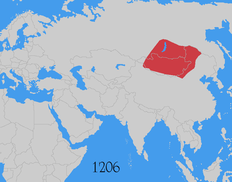 Монгольское ханство с 1206 по 1294 год (от рассвета до заката)