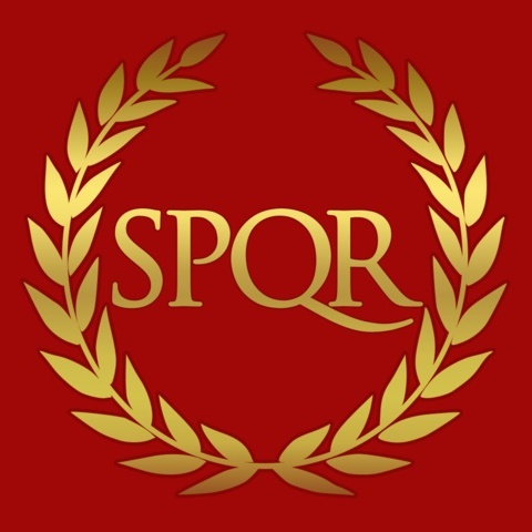 SPQR = Senat populus-que Romanum (Сенат и народ римский) - символ единства правительства и народа в Древнем Риме