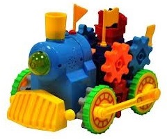 Трактор из конструктора Лего