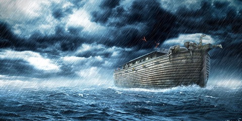 Ноев ковчег в водах Великого Потопа
