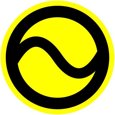 Жёлтый логотип Окциденталя (Интерлингвэ)