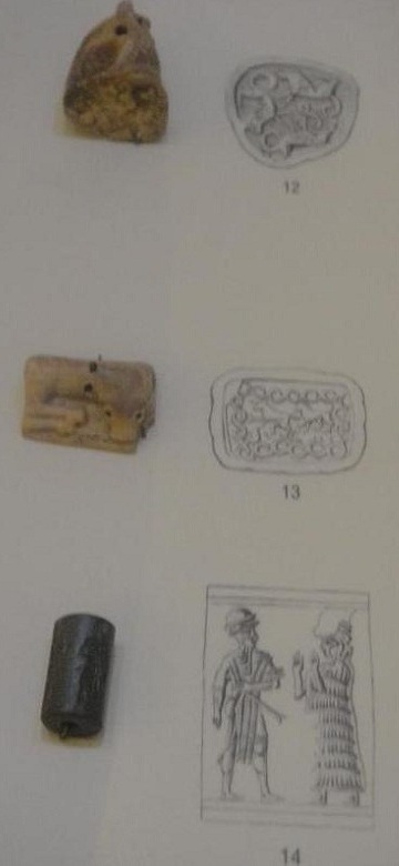 Критские иероглифические печати 12-14 (арханесское письмо)