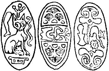 3 иероглифические печати Крита