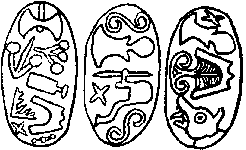 Три критских рисуночных печати