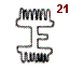 Печатный иероглиф Фестского диска #21