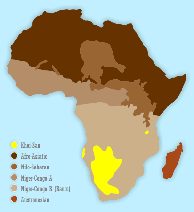 Языковые макросемьи Африки
