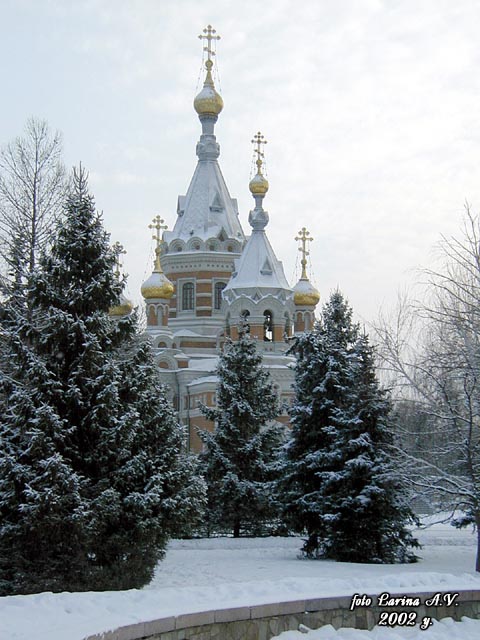 Уральск, Храм Христа Спасителя зимой